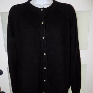 Goodclothes Button Black Sweater Size XL Women's